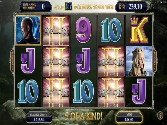 Avalon II Online Slot Bonus Win