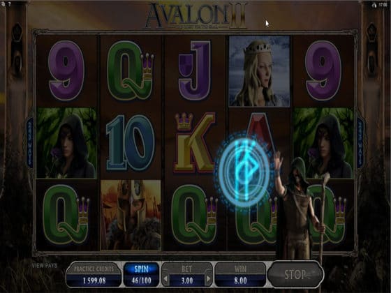 Avalon II Online Slot Merlin Feature