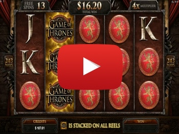 Game of Thrones Lannister Bonus Mega Big Win