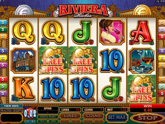 Riviera Riches Online Slot