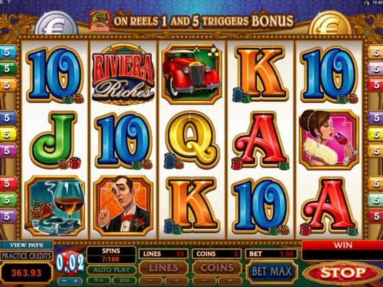 Riviera Riches Online Slot