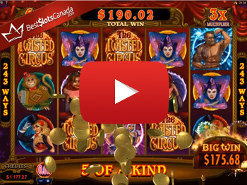 The Twisted Circus Bonus Mega Big Win