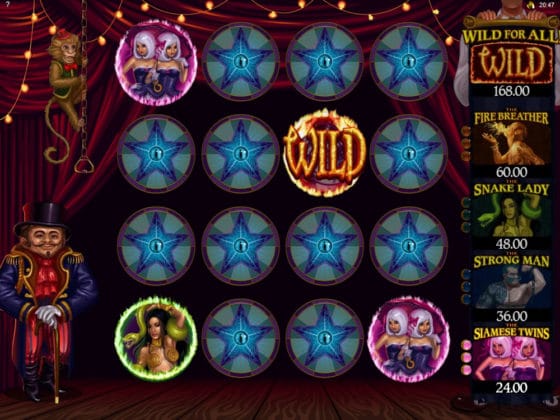 The Twisted Circus Online Slot Circus Match Bonus