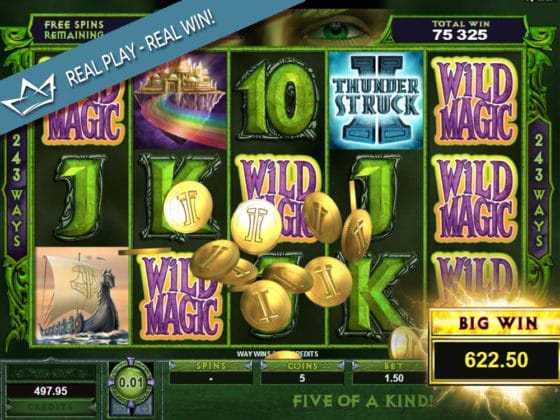 Thunderstruck II Online Slot Loki Mega Win