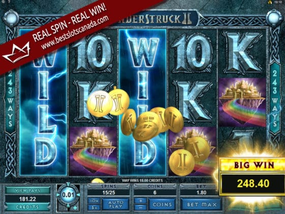 Thunderstruck II Online Slot WILDSTORM